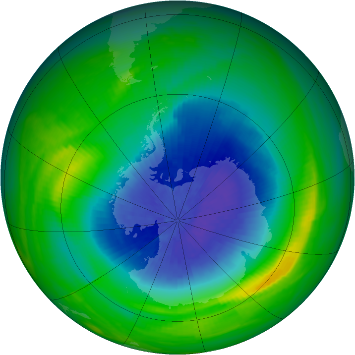 Ozone Map 1983-10-07